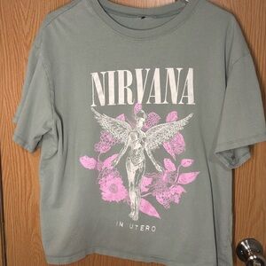Nirvana Graphic Tee in Green